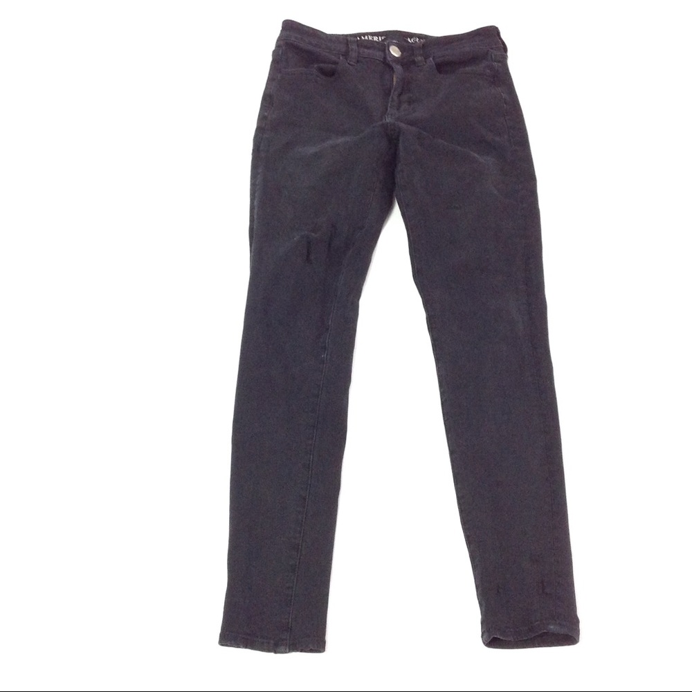 American Eagle Black Hi-Rise Jegging Jeans 4